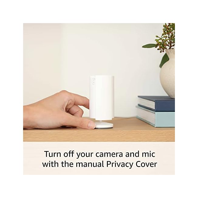 Ring Indoor Cam (2nd Gen) latest generation 2023 1080p HD Video Color Night Vision Two-Way Talk Manual Audio