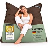 LAZY BAG® Sitzsack XXL 140x180 cm – Riesensitzsack Indoor & Outdoor...
