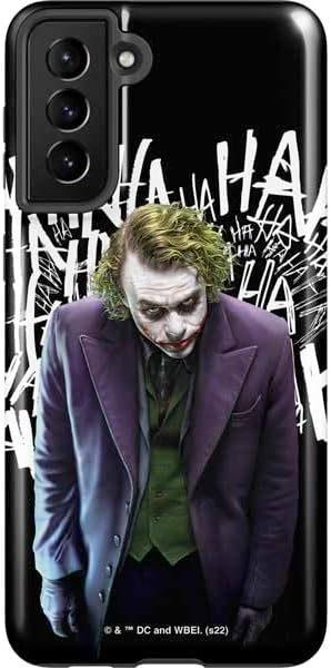 Skinit Pro Phone Case Compatible with Galaxy S21 Plus 5G - Officially Licensed DC Comics The Joker Put on a Smile Design