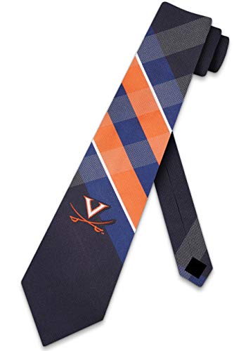 Eagles Wings Virginia Ties Cavaliers Mens College Neckties (Grid Microfiber)