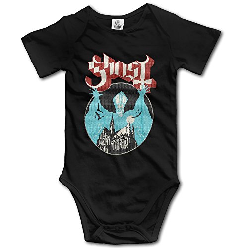 Image of KennedyReginald Ghost B.C.Rock Band Opus Baby Onesie Bodysuit Black