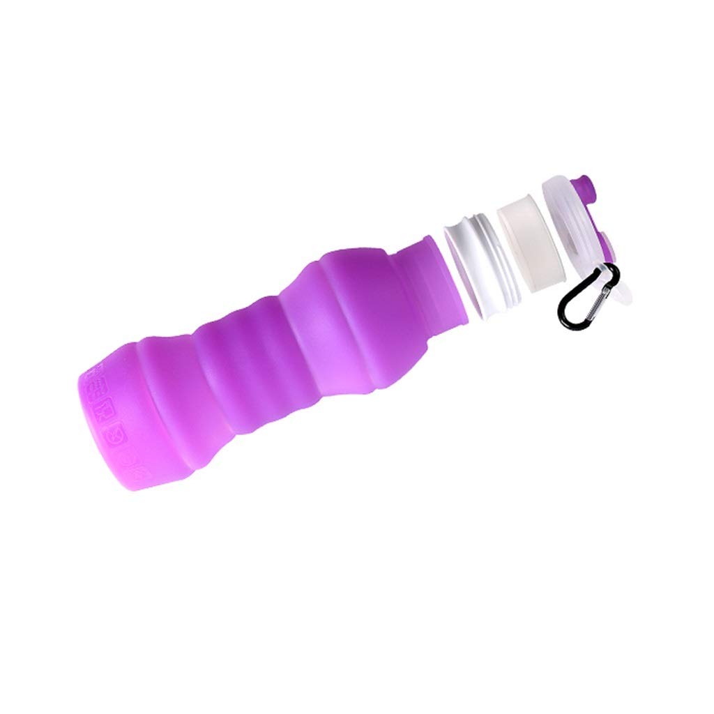 Faltbare Wasserflasche, Leicht Und Kompakt Auslaufsicher Hohe Kapazität Reise-Kompressionsbecher (5 Farben)