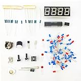 [CONCEPTION TRANSPARENTE]: Découvrez le fonctionnement interne fascinant de l'heure avec ce kit d'horloge numérique électronique avec un élégant boîtier transparent. L'horloge offre plusieurs options de couleur d'affichage (rouge, bleu, vert) et comprend un câble d'alimentation pour une configuration facile, ce qui en fait un ajout accrocheur à n'importe quel bureau ou espace de travail.
