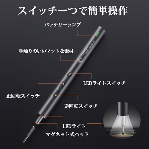 BRIGHT DIY 多機能電動精密ドライバーセット（100ビット） の商品画像 3