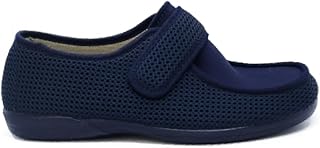 ZAPATILLAS DE CASA DEVALVERDE 3166 MARINO.Zapatillas de hombre tipo Wallabee muy comodas y flexibles.