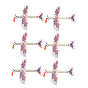 Vaguelly 6 Stück Gummiband Flugzeugmodell Bausatz