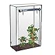 Relaxdays Tomatengewächshaus, Garten, Balkon, Foliengewächshaus Tomaten, HBT 150x100x50cm, Stahl, PVC-Folie, transparent