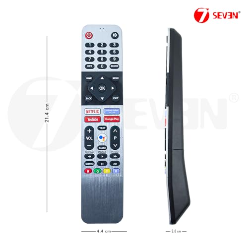Image of 7SEVEN Compatible for Kodak Smart Tv Remote Suitable only on CA Series Original Television 32 43 50 55 65 75 Inch Ready HD FHD UHD Tv's - Non Voice Command Remote Control