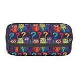 FyLybois Owl Pencil Case Big Capacity Pen Pouch Multi-Functional Makeup Bag Organizer for Office College University