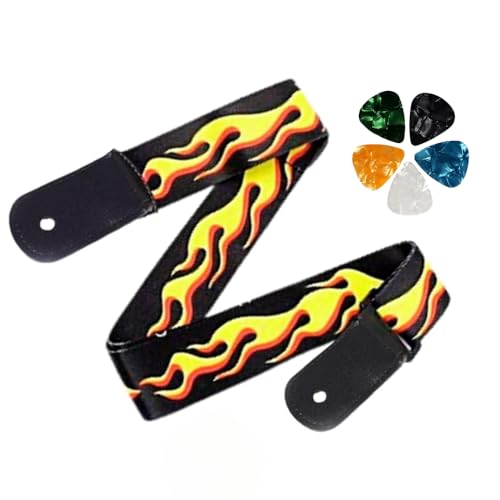 Image of DEVICE OF URBAN INFOTECH Guitar Strap Belt for Acoustic & Electric Guitar Adjustable Buckle Guitar Strap Modern Design Guitar Belt For Acoustic /Bass /Electric Guitars