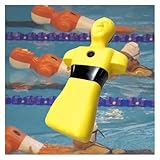 Chupete de entrenamiento de rescate acuático con contrapeso para ejercicios de seguridad de piscina y práctica de emergencia