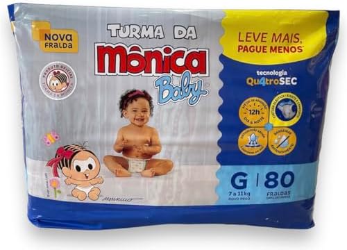 41nLhln6CBL._AC_ Análise da Fralda Turma da Mônica Baby Jumbo: Qualidade e Conforto para o Seu Bebê