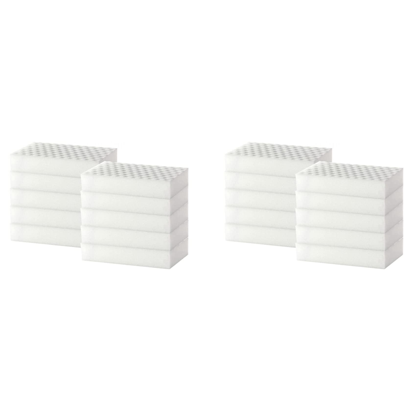 Hndhbfgrt 20 Pieces of Magic Cleaning Sponge Eraser Multifunctional Advanced Nano Wiper Foam Cleaning Pad Household Cleaning Pad