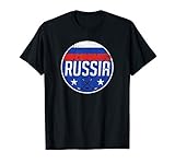 Russia Ice Hockey Flag Jersey Supporter Soviet Fan Gift T-Shirt