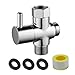 Produktbild Gobesty 3-Wege-Kippventil, G 1/2, Vollmessing, Dusche, Adapter, Kippventil, Kupfer, Chrom