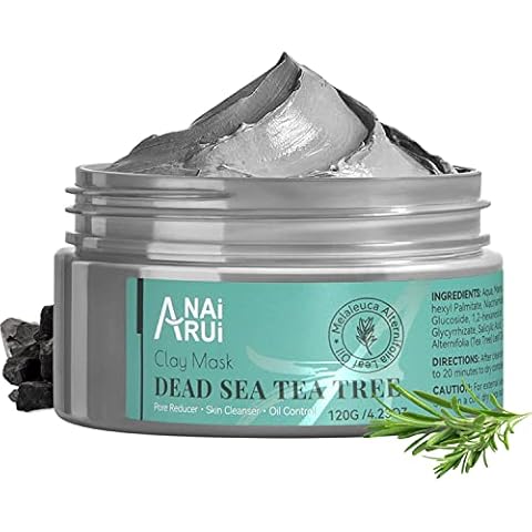 ANAI RUI Dead Sea Mud Mask with Tea Tree Oil & Salicylic Acid, 120g / 4.23 Oz Cover