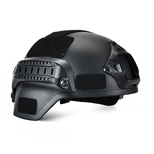 eamqrkt Military Tactical Helmet Airsoft Gear Paintball Head Protector with Night Vision Sport Camera Mount,Desert - Image 4