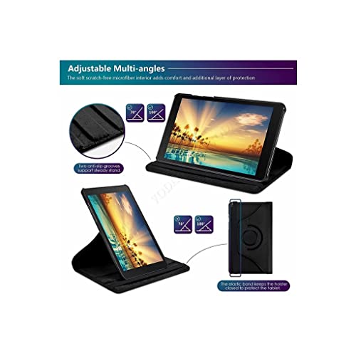 Kit Capa Couro Giratória e Película de Vidro 9H Para Tablet Galaxy Tab A8 10.5