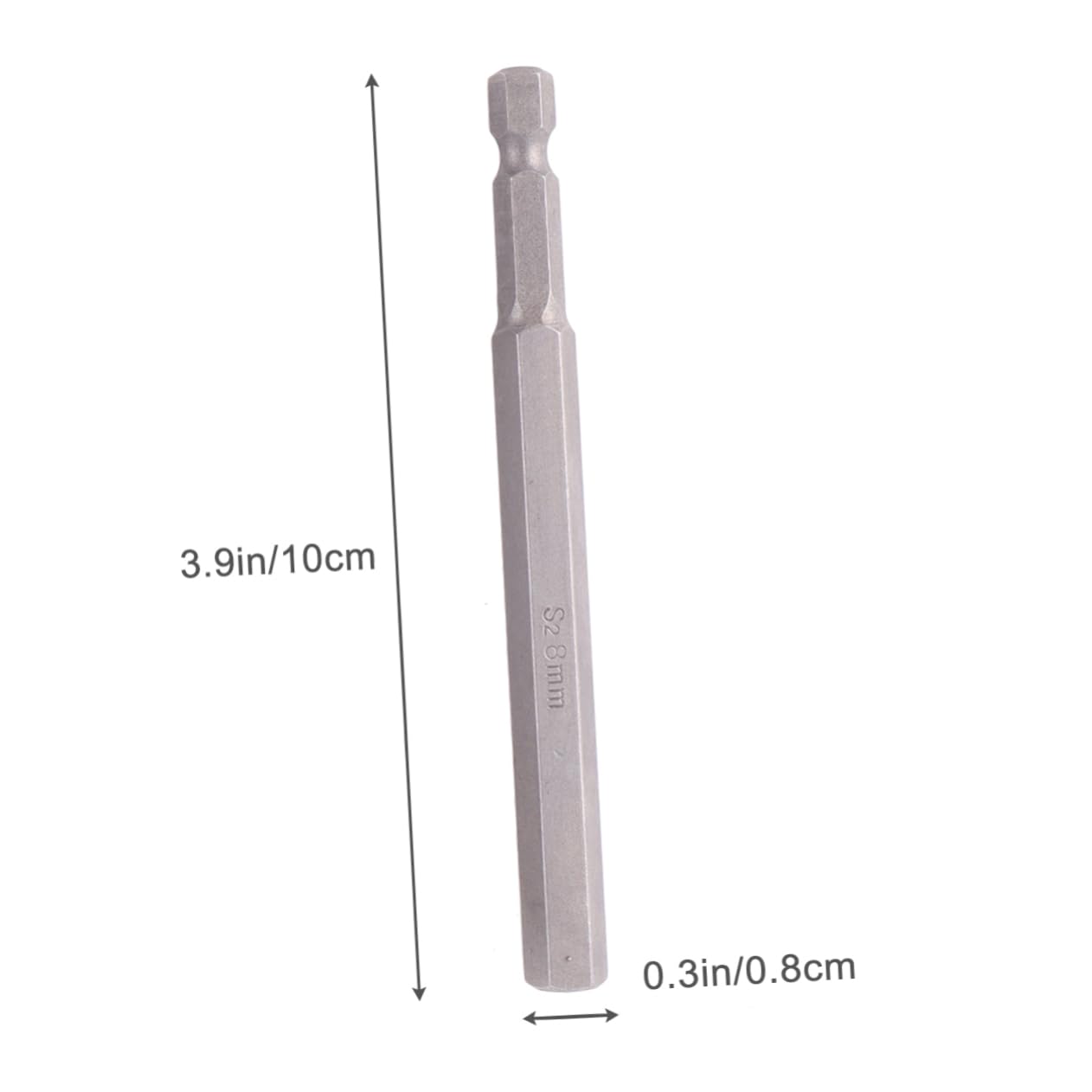SHINEOFI 3 Set Punta Esagonale Cacciavite Spogliato Estrattore A Vite Magnetico Estrattore Di Bulloni Rotti Argento 6 Pezzi * 3