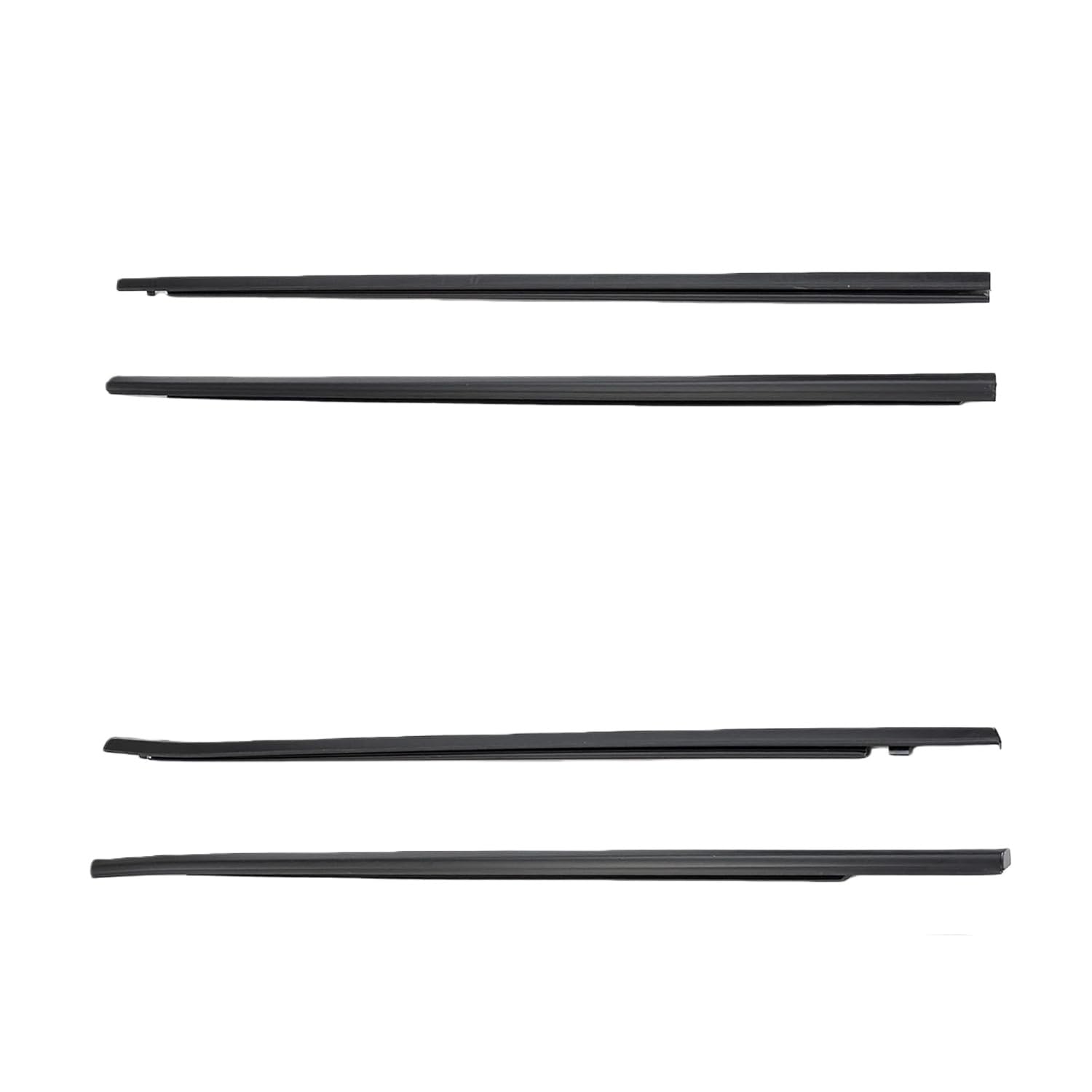 Mzxygkli 2016-2019 Car Window Weather Strip 4Pcs Car Window Glass Rubber Seal Moulding Trim For Civic 2006-2021(2016-2019)