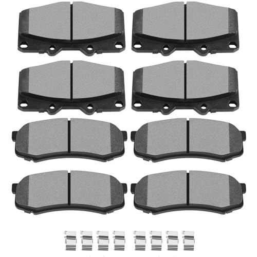 Image of SCITOO D410 D606 Front & Rear Semi-Metal Brake Pad Sets 1996-1997 For Lexus For LX450,1993-1997 For Toyota For Land Cruiser