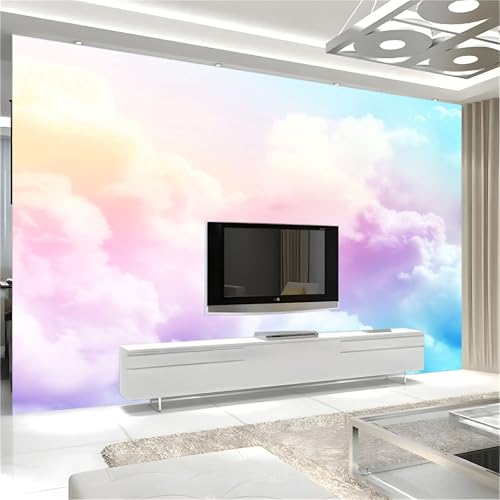 3D Vlies Tapete Querstreifen Pastell Wolken Modern Fototapete Wohnzimmer Dekoration 3D Vlies Tapete Querstreifen Pastell Wolken Modern Fototapete Wohnzimmer Dekoration