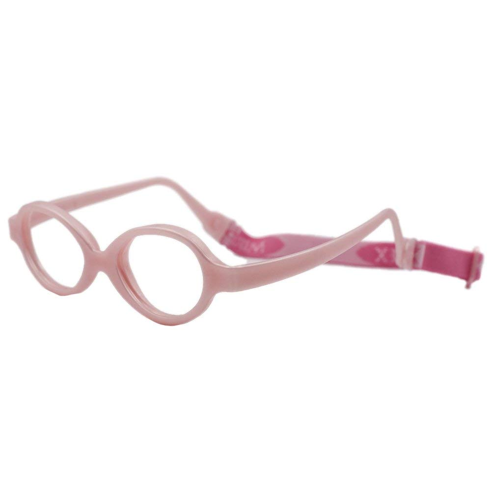 Miraflex Mayan2 Kids Flexible Modified Square Eyeglasses Frame for Children Ages 5Yr-7Yr Frame Size 42/15/124