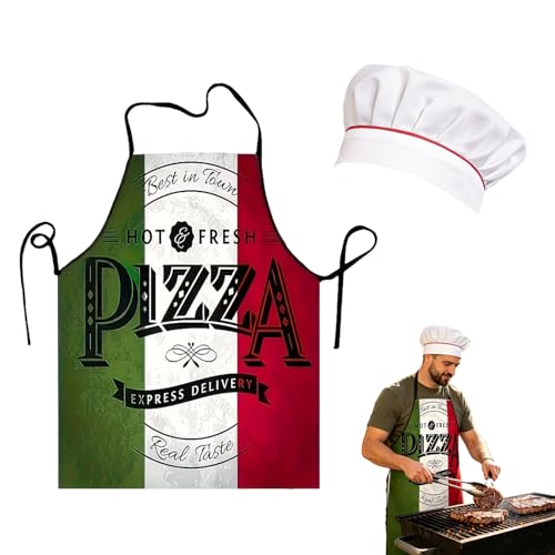 BIVYAX 1 Tablier Cuisine Homme et 1 toque de chef,...