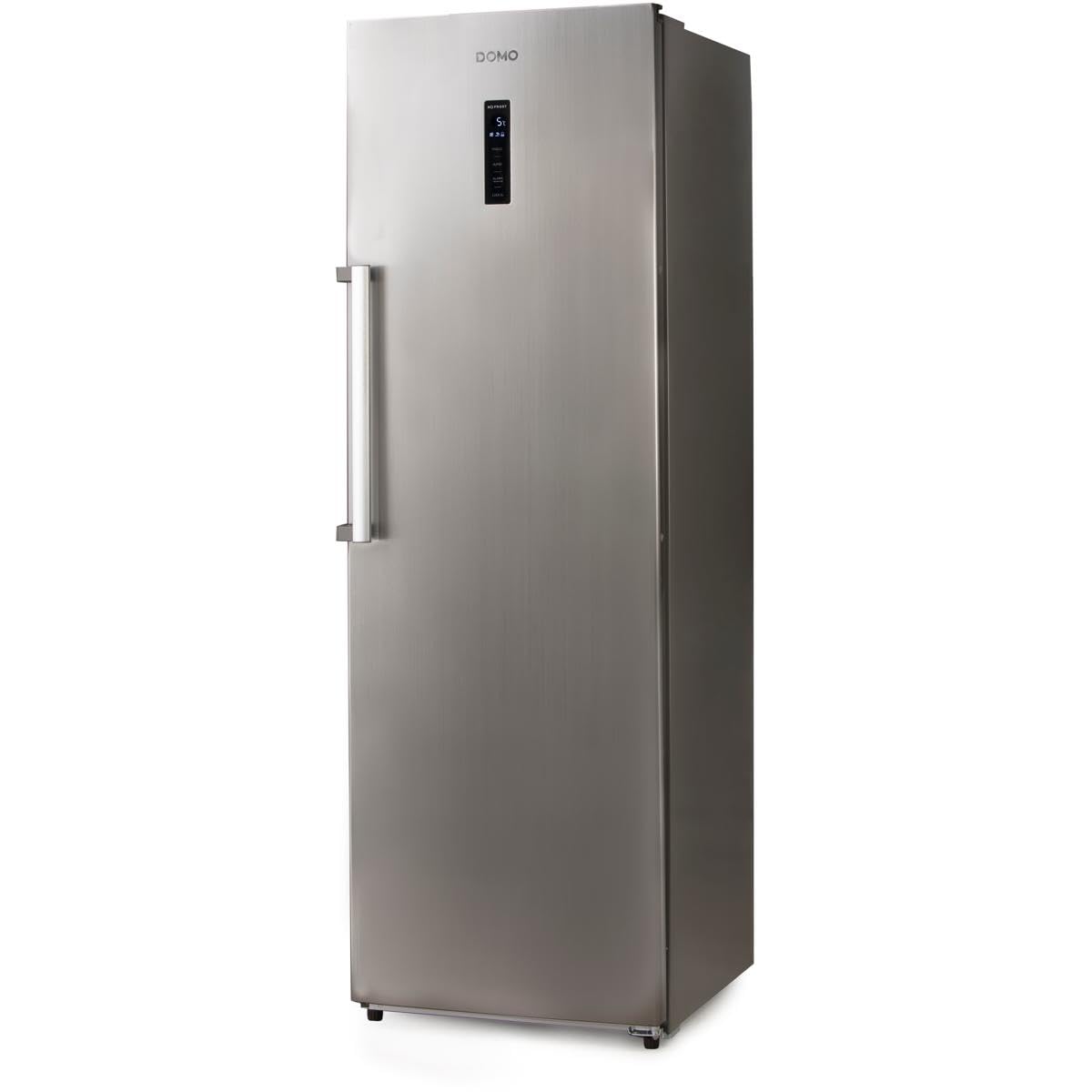 Domo DO991K Standkühlschrank, 359 L, 60cm breit, XL Fresh Zone, INOX-Look