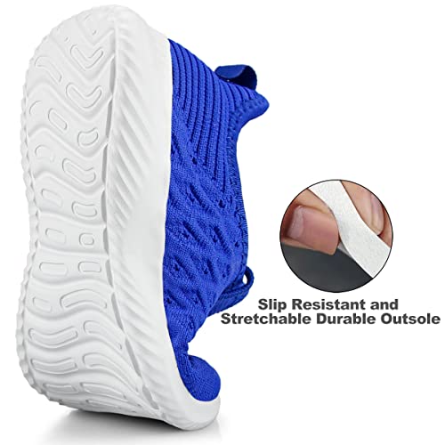 Feethit Womens Slip On Walking Shoes Tennis Sneakers Royal Blue Size 8 by Feethit - Used condition - Image 4