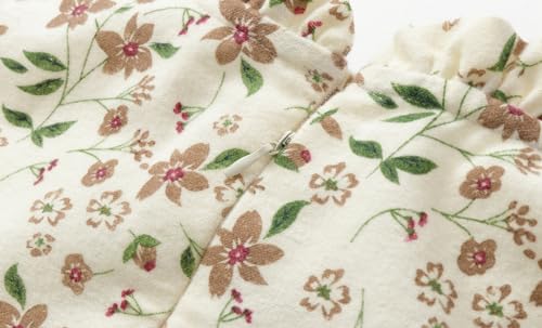 Mud Kingdom Fashion Little Girls Floral Dress Long Sleeve Ruffled Cute Spring Autumn4