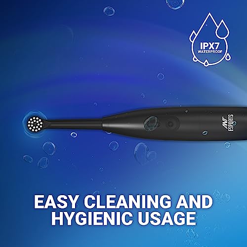 Ant Esports Alpha 360 Oscillation Electric Toothbrush with 2 Brush Heads, Sonic Toothbrushes 28,000 VPM, IPX7, Ergonomic Designs, last long for... - Image 4