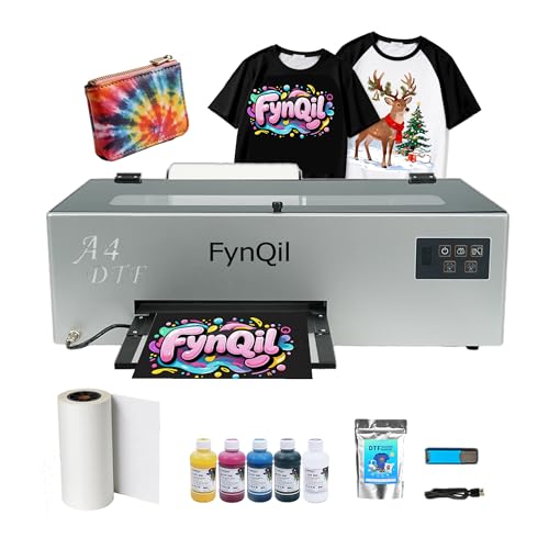 Fynqil A4 DTF Printer A4 L805 Transfer Printing Machine for DIY Print...