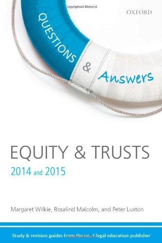 Equity & Trusts Q&A 2014 & 2015 (Law Questions & Answers)