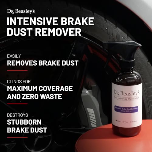 Dr. Beasley's Intensive Brake Dust Remover for Autos - Easily Removes Brake Dust, Clings to Surface to Reduce Waste, Stops Brake Dust from Etching and Corroding Wheels