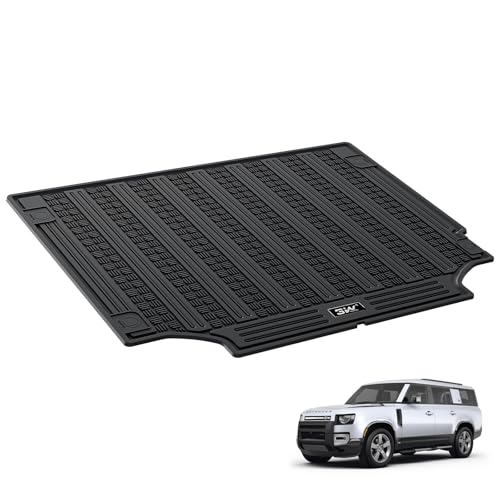3W Alfombrilla Maletero de Coche para Land Rover Defender 110 5 Asientos L663 2020-2025, TPE Alfombrillas Maletero para Todo Tipo de Clima para Defender 110 Juego Completo de Alfombrillas, A