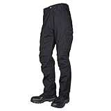 TRU-SPEC Men's Pants, 24-7 Guardian Tactical P/C R/S, Black, W: 34