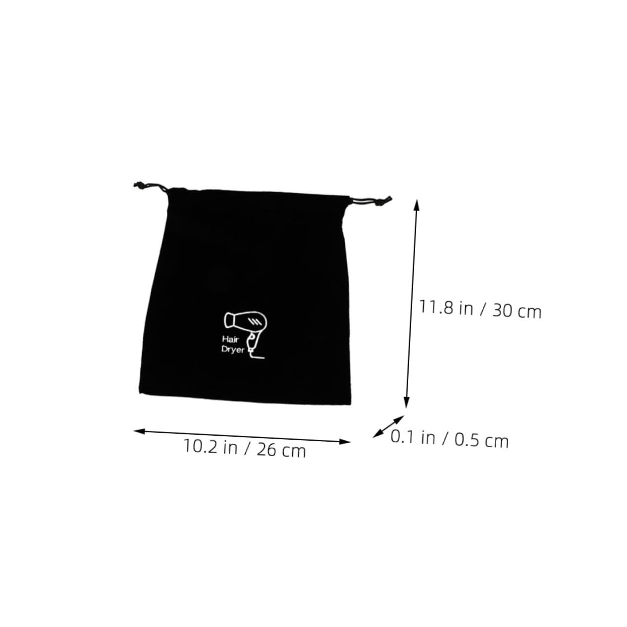 FOMIYES 8 Piezas Bolsa de Terciopelo Bolsas de Tela Bolsa Tela secador de Pelo de Viaje secador de Cabello Almacenamiento de Accesorios para secador de Pelo Bolsa con cordón