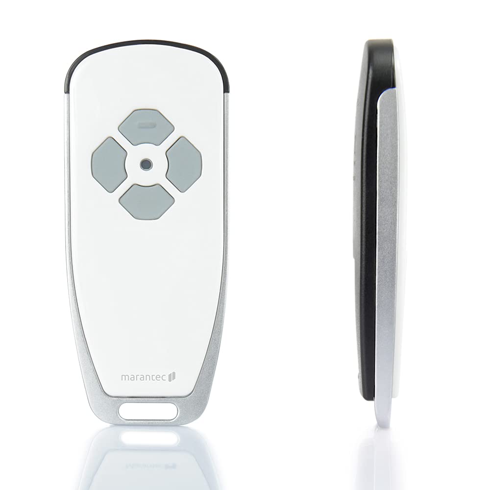 Marantec 101117 Digital 663 Émetteur Manuel-Télécommande sans Fil à 3 canaux-Ouvre-Porte de Garage, Blanc