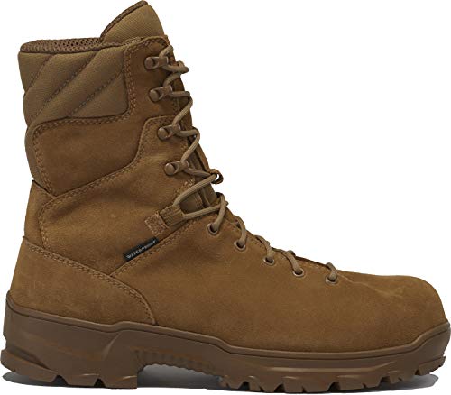 Belleville Squall BV555INSCT 400G Insulated Composite Toe Military Boots for Men - BBP Waterproof Leather Army Boot - Slip-Resistant Arctic Grip Traction Outsole - Berry Compliant - Coyote2
