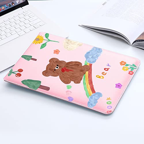 MAYCARI 15.6 Inch 16 Inch Cute Bear Painting Laptop Sleeve Case Bag Compatible with MacBook Pro 16"(2019,2021) - Image 4