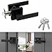 BE-TOOL Easy-Install Door Handle Exterior, Door Knob with Lock Bedroom Door Lock with Key for Office Retail