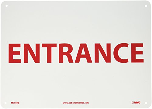 Panneau de signalisation Entrance NMC plastique rigide pour éviter les erreurs d'accès
