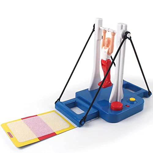 LJWW Gymnastics Machine Desktop Office Games Big Rotation 360 Degrees Gymnastics Prince bar Toys - flip Funny Stress Relief Sports Toys