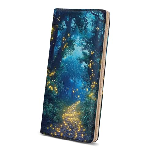 Image of Immaturus Firefly Womens Wallet RFID Blocking Slim Thin Credit Card Holder | Long Bifold, 11 Card Slots, Cash Purse, Zipper Coin Pocket, Travel Clutch Billfold, PU Leather, ID Window, Ladies Woman Gift