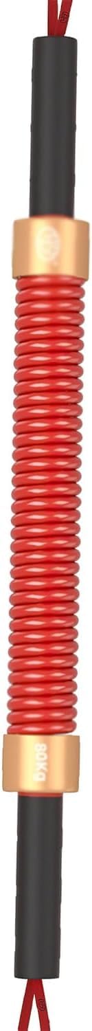 Power Twister Bar, 80-130kg Heavy Duty Dual Spring Chest Expander, Arm Exerciser, Upper Body Exercise Strengthener for Chest Shoulder Forearm Bicep and Arm