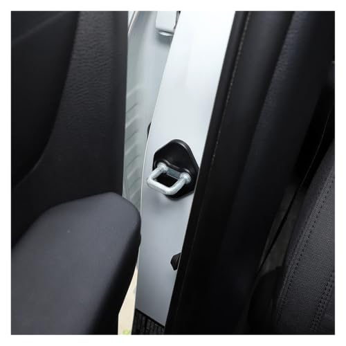 Cerradura de puerta con funda protectora ABS Cheya de 4 piezas 6