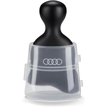 Audi 85H096150 Cleaning Brush Interior Brush Cleaning Black with Rings Logo