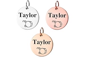 Drum Sticks Personalized Engraved Stainless Steel Base Drum Name Charm