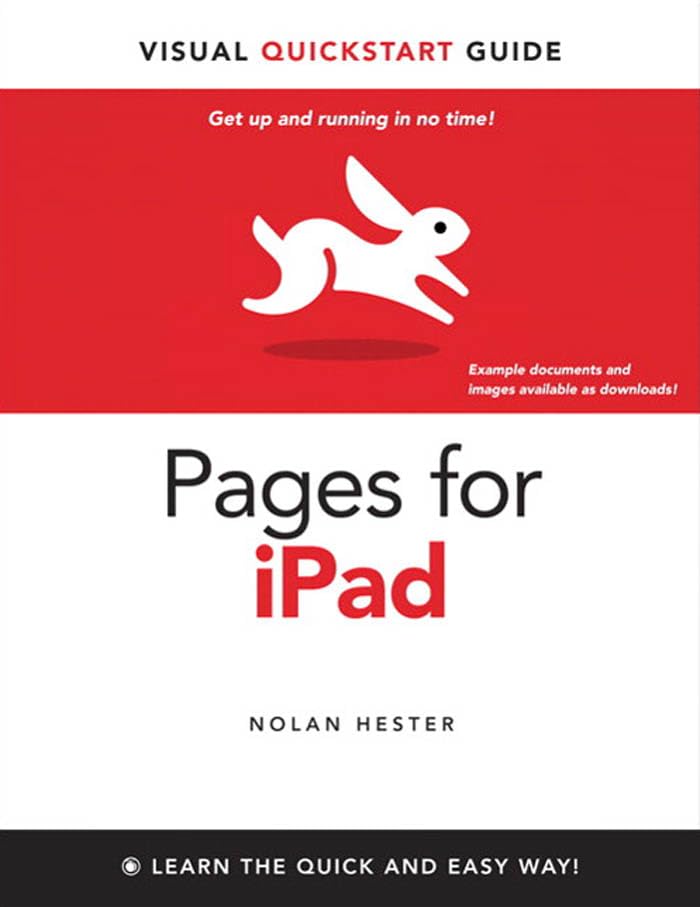 Cover of Pages for iPad: Visual QuickStart Guide